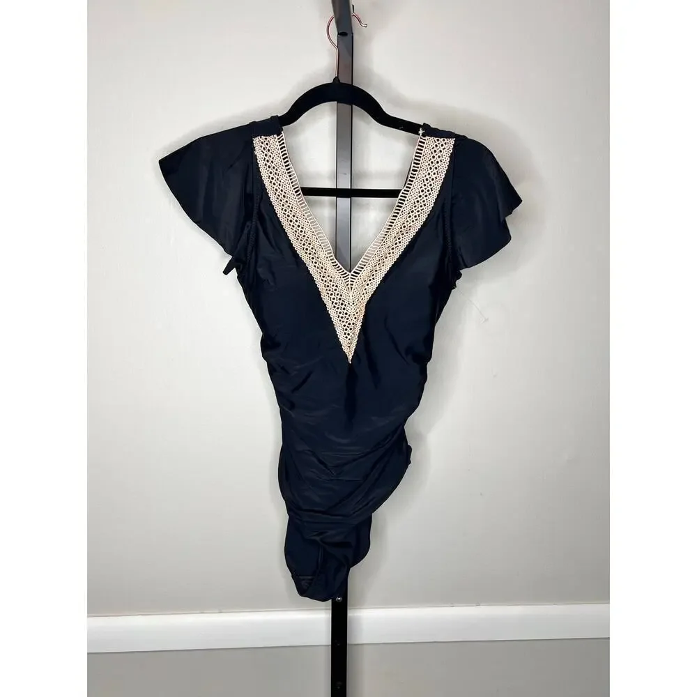 ☀️NEW Blooming Jelly Tummy Control Bathing Suits Slimming Ruffle One Piece